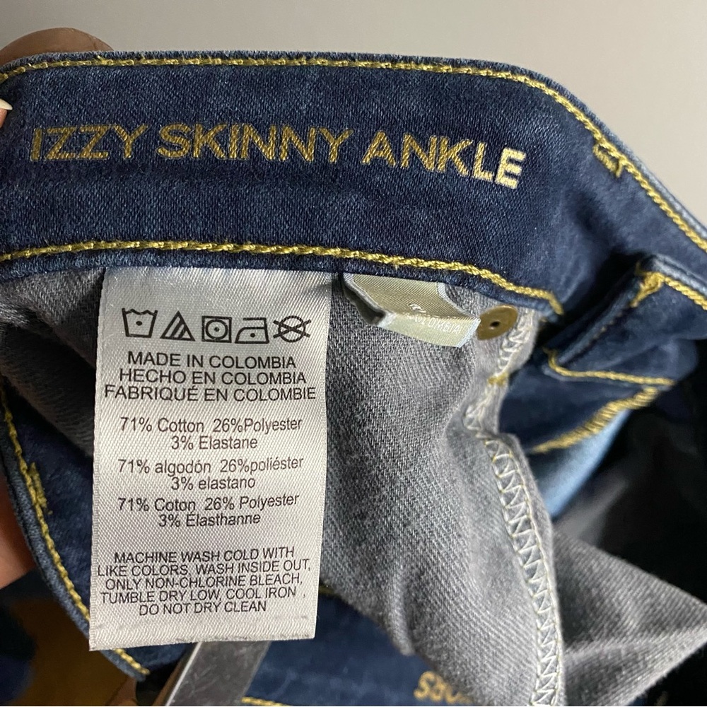 Michael Kors Women's Medium Indigo Izzy Skinny Ankle Jeans - Picture 5 of 9